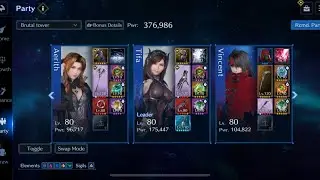 Final Fantasy 7 Ever Crisis - Brutal Tower B22 clear with materia & OB0 white dog