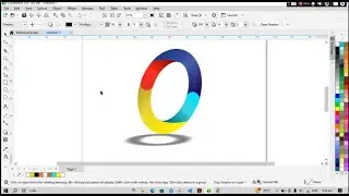 New Circle Ring Logo In Corel Draw || Best Graphic Design Logo || Best Corel Draw Logo Design.