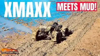 Xmaxx RC Driving On Water & Mud Bogging