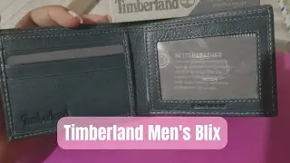Timberland Men's Blix Slimfold Leather Wallet Review, Unboxing
