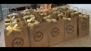 GSSUSA Kraft Paper Gift Bags 5.25x3.75x8 Paper Bags with Handles, White (20 Pcs), Bulk Kraft  Review