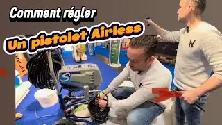 Comment régler son pistolet Airless en peinture 😉👍