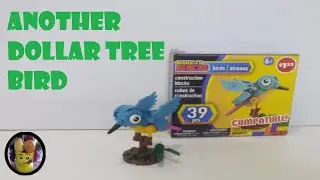 Let's Build Another Dollar Tree Make-it Block Bird