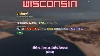 {Replay | 14.11}Tier 10 BB USS Wisconsin by Shino_has_a_tight_bussy(ASIA) - Broken matchmaking lmao