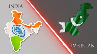 India VS Pakistan (War Animation) (Country Info Included)