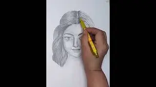 #portaitDrawing faceFace DrawingGirl face drawingSketch