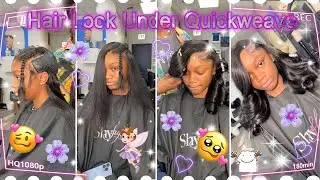 Side Part Transformation!🙆🏽&zwj;♀️Quick Weave Soft Bundles w/Leave Out Ft.#ELFINHAIR Naturalstyle