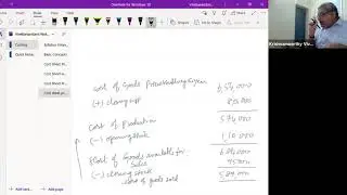 Cost Sheet (Reverse Working)