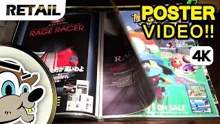 Video Game posters! Japanese B2 poster binder tour! Quick flip⏱️