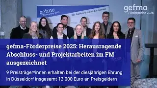 R&uuml;ckblick gefma-F&ouml;rderpreise 2025