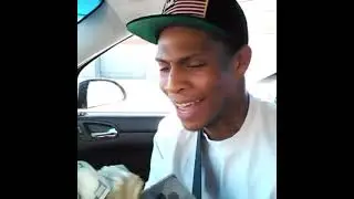 StuBoyBlue From Rollin 60s Before The Fame In Traffic With Bandz