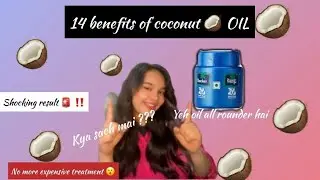 14 benefits of coconut oil😱Budget friendly, All rounder😭Best for hairs,skin 💯%  @BeautyWithCristu 