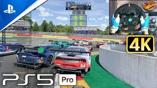 Ford Mustang GT3 at Spa-Francorchamps | Project Motor Racing PS5 Pro Steering Wheel Gameplay [4K]