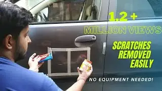 How to remove scratches easily from car | Colgate used | scratch remove from rubbing compound