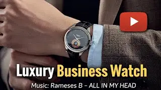 Men&rsquo;s Black Leather Quartz Watch &ndash; Luxury Business Dress Style | All In My Mind