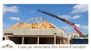 Case pe structură din lemn || Execuție