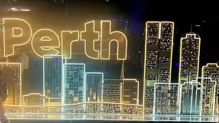 Perth Drone Show | 500 DRONES | Elizbeth Quay Perth Western Australia