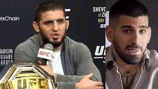Islam Makhachev RESPONDS to Ilia Topuria's call out after UFC 322
