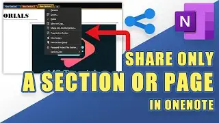 OneNote &mdash; поделиться только разделом или страницей (простое решение!)