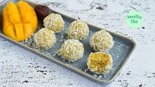 Кокосовые шарики из манго (MANGO COCONUT ENERGY BALLS)