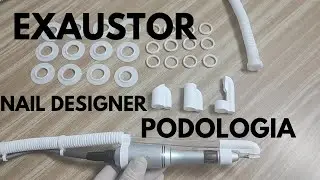 Exaustor de pó Para Podologia e Nail designer