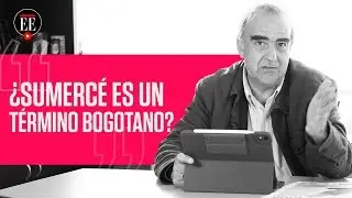El debate sobre si sumerc&eacute; es, o no, un t&eacute;rmino bogotano l Redacci&oacute;n al desnudo - El Espectador