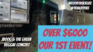 ALMOST $7000 AT OUR VERY FIRST EVENT! ACTION FOOD TRUCK AT JBOOG CONCERT    HD 1080p