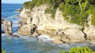 #wavesounds #seacliffs NorthWest coast. #barbados #nature Archers Bay, Salmonds.