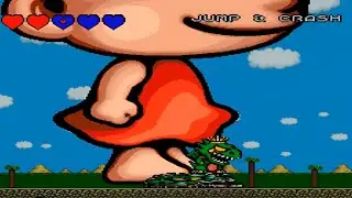 Super Bonk All Bosses (No Damage With Ending) SNES