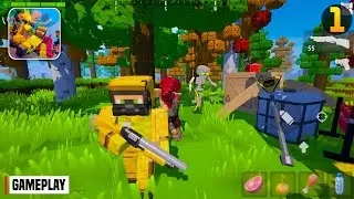 Huntercraft: Zombie Survival Gameplay Walkthrough Part 1 (iOS, Android)