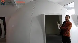 SimpleTerra Dome Home - Insulation in the Dome