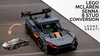 Lego McLaren Senna 8 Stud Wide Moc Conversion - Enhanced