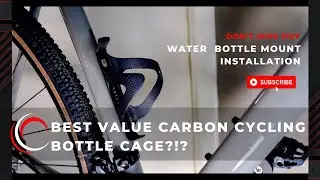Carbon Cycling Water Bottle Cage Installation