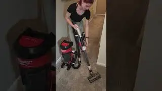 Milwaukee M18 backpack vacuum with Dyson powerhead via powerwheels adapter