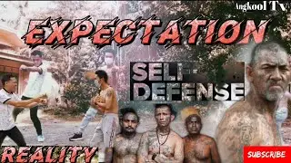 SELF DEFENSE 😂 (EXPECTATION VS REALITY ) #Self Defense #Angkooltv #expectation #justforfun #tiktok
