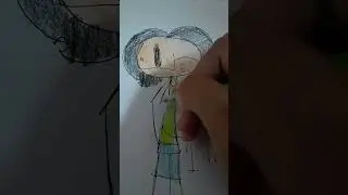 (RANDOMMM) color with me :3 [drawing me irl edition] #art #fypシ #fypシ゚viral 