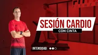 🏃🏽‍♀️  Clase completa de CARDIO con CINTA DE CORRER 40 min) - Entrena en casa con FITFIU Fitness