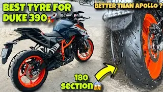 New tyre for my Duke 390 Gen 3 ❤️&zwj;🔥BEST for lean 😱The Perfect tyre ? MICHELIN PILOT ROAD 5 🚀