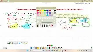 1 - Coniche  - da equazione a conica