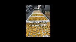 PRODUÇÃO DE 1200 MINIS CHURROS