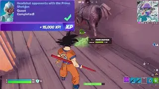 Headshot opponents with Prime Shotgun Fortnite