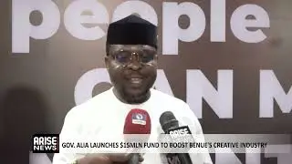 GOV. ALIA LAUNCHES $15MILLION FUND TO BOOST BENUE'S CREATIVE INDUSTRY 