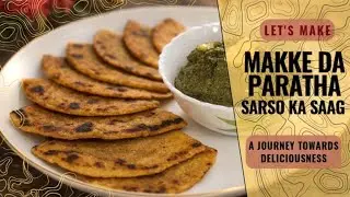 देसी स्वाद की नई रेसिपी 🌽 | मक्के का पराठा + सरसों का साग #trending #viral #easyrecipe 