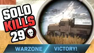 29 KILL SOLO WARZONE WIN! KAR98K GAMEPLAY (Cod Warzone Gameplay)