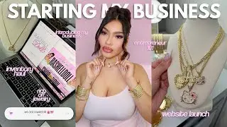 Launching My Jewelry Business ♡ Entrepreneur Vlog, Inventory Haul and BTS + MORE