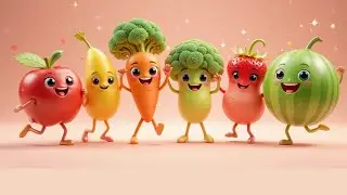 ABC Fun Time | Learn Letters with Fruits & Veggies Dance