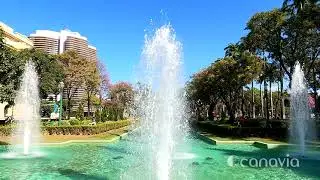 【4K】Walking tour around Pra&ccedil;a da Liberdade in Belo Horizonte - Minas Gerais - Brazil (60 FPS)