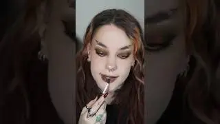 i think i&rsquo;m obsessed with girlcult lips 🩶 #makeuptutorial #makeup #goth #makeupart #girlcult #mua