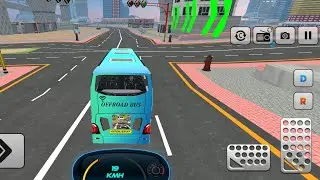 Real bus Simulator - 4D drive || Game Android Drive Park On Target || Real Bus || - Game ride 