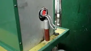 Forging furnace #rod forging heating  #bar forging furnace  #induction heat treatment